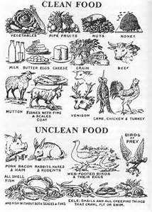 Mosaic Clean and Unclean Foods