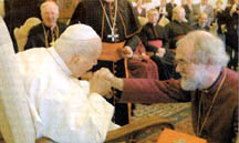 Pope Kisses Heretic's Ring