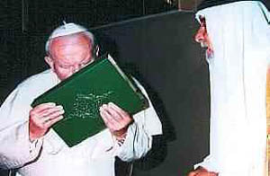 JPII Kissing Koran