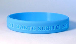 Santo 
Subito Wristband