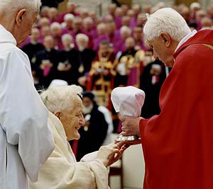 Brother Roger Schutz & Benedict-Ratzinger