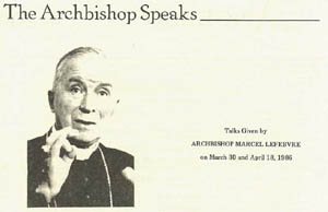 Archbishop Lefebvre