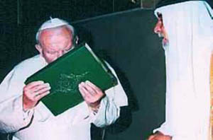JPII Kissing Koran