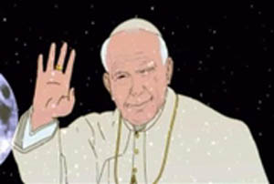Cartoon JPII