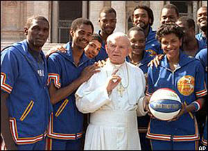 JPII & Basketball Team