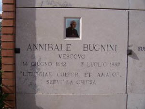 Hannibal Bugnini Tomb - Detail