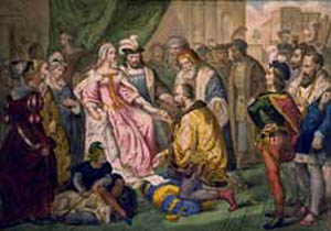 Columbus at the Court of Ferdinand & Isabella
