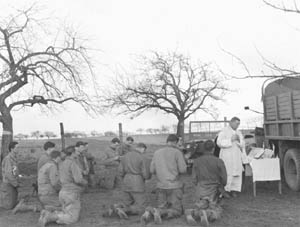 WWII Soldiers at Holy Mass