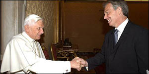 Benedict-Ratzinger & Tony Blair