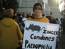 Australians Protest Benedict-Ratzinger