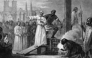 Knights Templar Grand Master Burned at the Stake