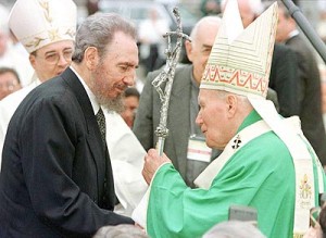 Fidel Castro & JPII