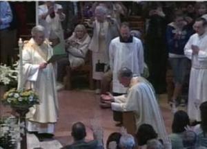 Timothy Dolan Blessed in Pentecostalist-Evangelical Fashion