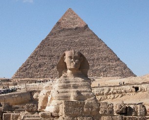 Great Pyramids and Sphinx