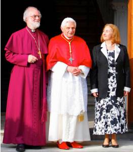 Rowan Williams, Benedict-Ratzinger & Jane Williams