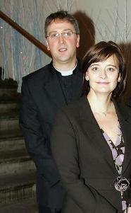 Michael Seed and Cherie Blair