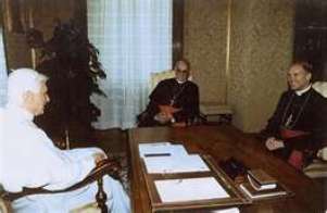 Benedict-Ratzinger, Dario Hoyos & Bernie Fellay