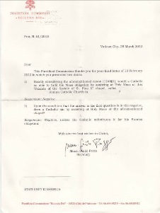 Ecclesia Dei Responsio