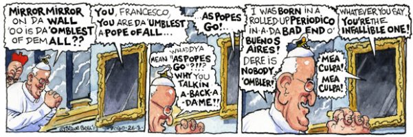 Bergoglio Cartoon