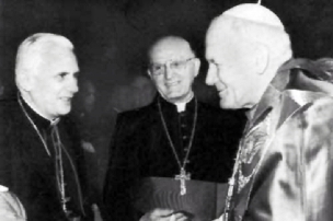 Benedict-Ratzinger, Francis-Bergoglio & JPII-Wojtyla