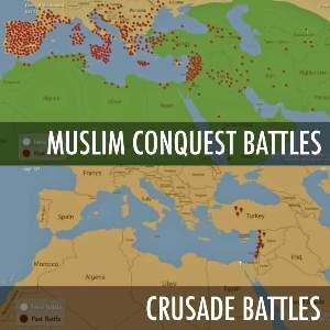 Map of the Crusades
