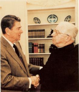 Ronald Reagan & Gommar DePauw