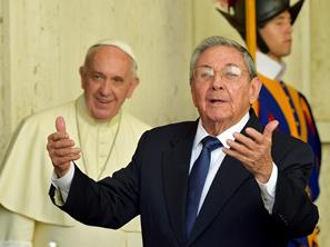 Francis-Bergoglio & Raul Castro