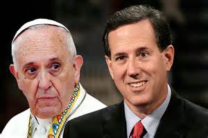 Francis-Bergoglio & Rick Santorum