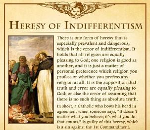 Heresy of Indifferentism