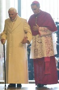 Benedict-Ratzinger and Georg Gaenswein