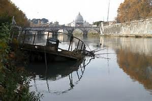 Dead Body in Tiber River