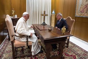 Francis-Bergoglio & Thomas Bach