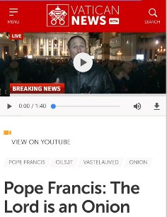 Vatican Fake News