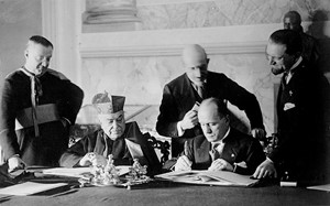 Signing of 1929 Lateran Treaty