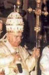 John XXIII with Traditional Papal Cross