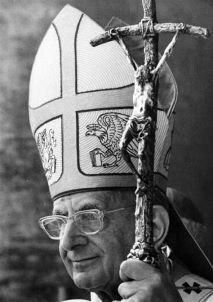Paul VI-Montini with 'Twisted Serpent' Crozier