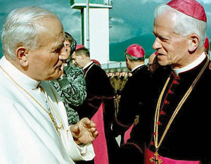 & Hans Groer & JPII-Wojtyla