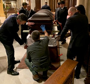 Fulton Sheen's Casket