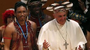 Francis-Bergoglio & Amazonian Witch Doctor