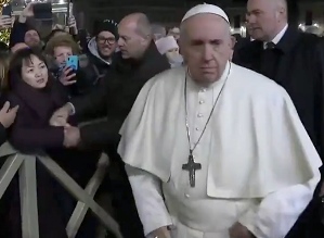 Chinese Woman & Francis Bergoglio