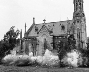 Demolished Catholic Church