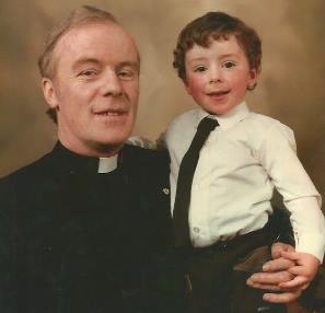 Irish Presbyter with Child