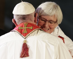 Francis-Bergoglio & Lutheran Priestess