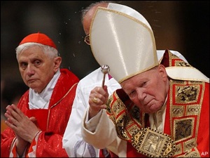 Benedict-Ratzinger & JPII-Wojtyla