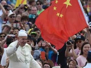 Francis-Bergoglio & Communist Chinese Flag