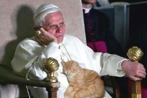 Benedict-Ratzinger & His Cat