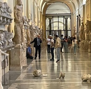 Damaged Roman Busts