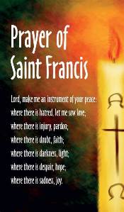 Spurious 'Prayer of St. Francis'
