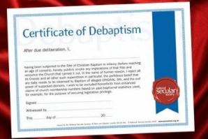 Certificate of De-baptism
