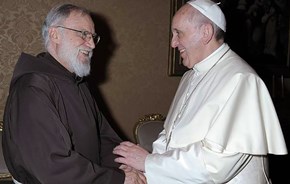 Ranieri Cantalamessa & Francis-Bergoglio